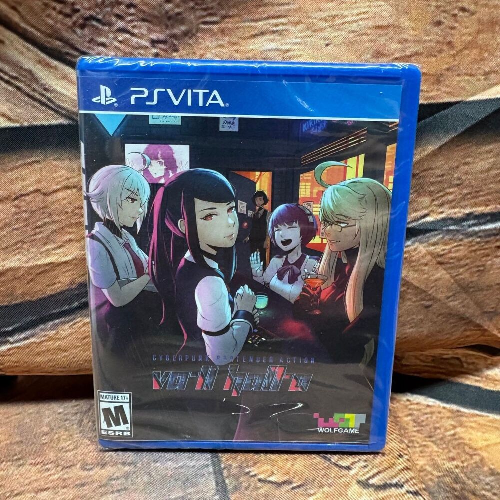 VA-11 HALL-A PSVITA Cyberpunk Bartender Action Video Game Limited Run